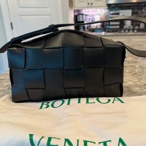Bottega Veneta Brick Cassette Woven Leather Shoulder Bag - NWT!!